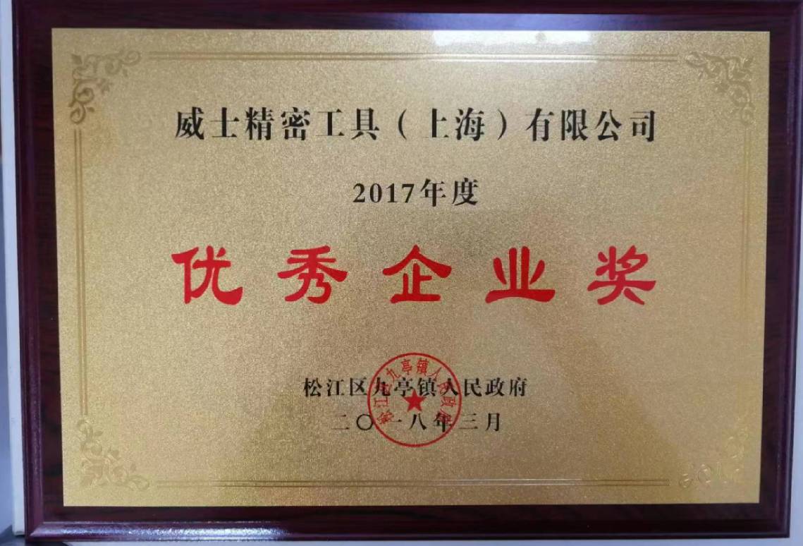 Outstanding Company of 2017 in Songjiang District, Shanghai